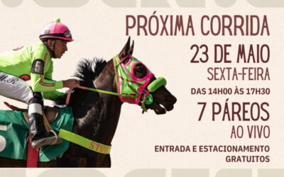 PRÓXIMA CORRIDA SERÁ 23 DE MAIO
